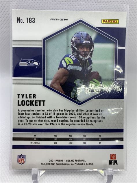 Panini Mosaic Tyler Lockett Pink Camo Prizm Seahawks Ebay