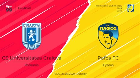 Cs Universitatea Craiova Vs Pafos Fc At International Club