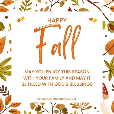 50 Amazing Fall Blessings Plus Images To Share This Autumn Think