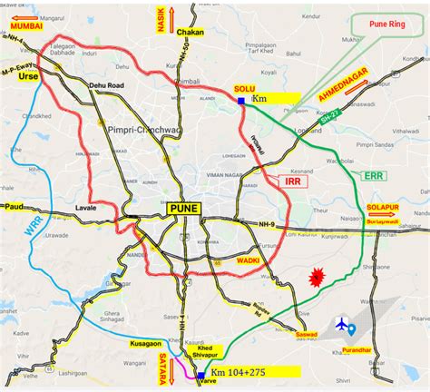 Pune Ring Roads 100 Kms Proposed Skyscrapercity Forum