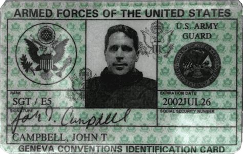 United States Uniformed Services Privilege And Identification Card