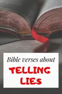 Thou Shalt Not Lie Bible Verses About Lying Deceit