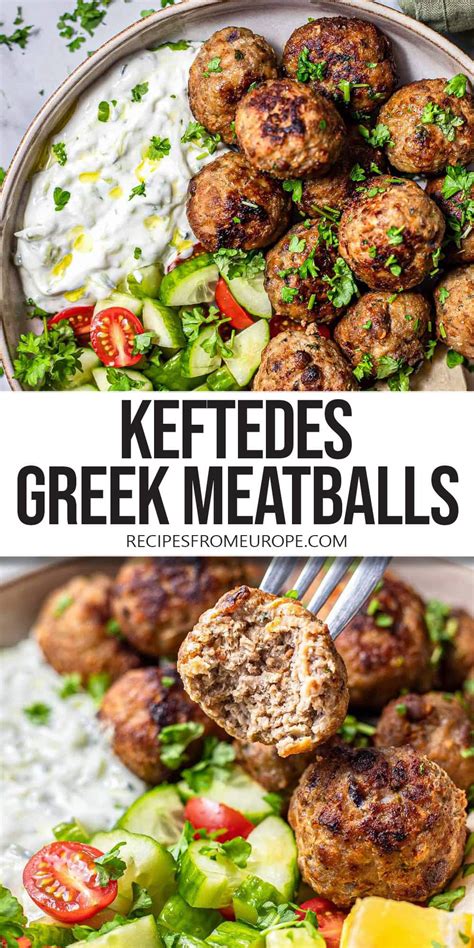 Greek Meatballs Keftedes Recipes From Europe