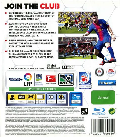 FIFA Soccer 13 (2012) box cover art - MobyGames