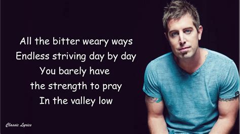 Jeremy Camp He Knows Lyric Video Youtube