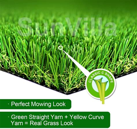 Wmg Grass Sv7x13 Realistic Indooroutdoor Artificial Grassturf 7 Ft