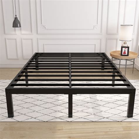 Mainstays 12 Adjustable Metal Platform Bed Frame Black Twin King