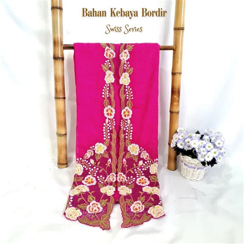 Jual Pusat Bordir Tasikmalaya Handmade Kain Bahan Kebaya Encim Kebaya