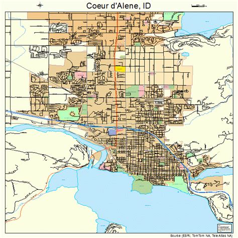 Coeur D Alene Zip Code Map At Douglas Ogden Blog