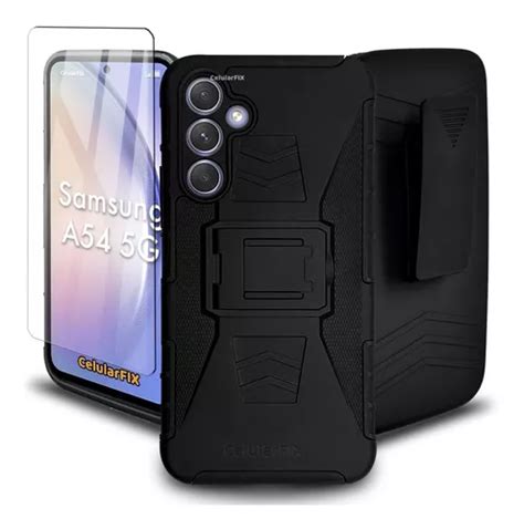 Funda Protector P Samsung A54 5g Uso Rudo Clip C Mica