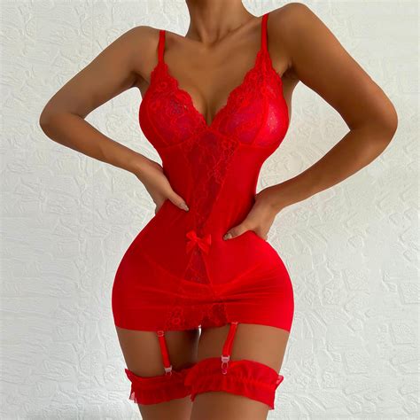 Women S Bustier Sexy Lace Corset Mesh Transparent Sleepwear Black