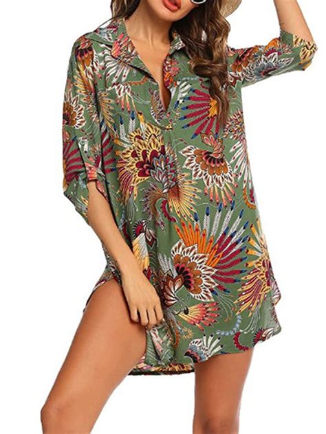 Luiryar Women S Swimsuit Beach Cover Up Shirt Bikini Beachwear Bathing