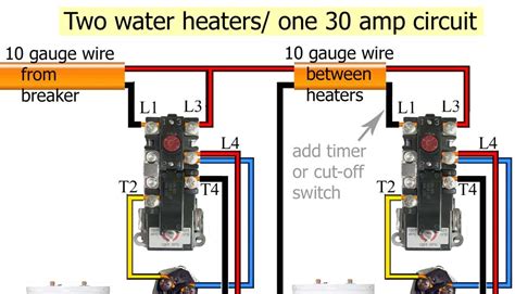 40 Gallon Electric Water Heater Wiring Diagram