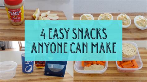 Easy And Healthy Snacks Anyone Can Make Simple Essentials