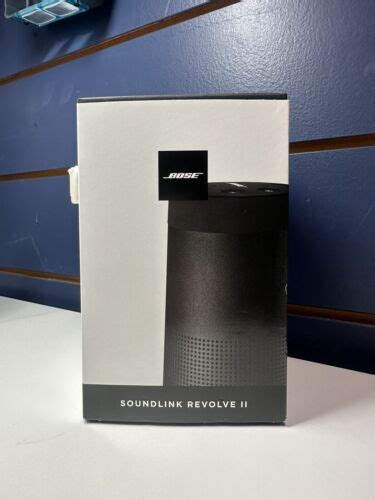 Bose Soundlink Revolve Ii Bluetooth Speaker Triple Black 858365 0100 17817834315 Ebay