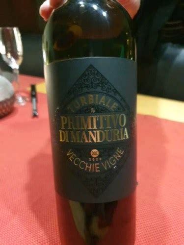 2020 Cantolio Turbiale Vigne Vecchie Primitivo Di Manduria Vivino