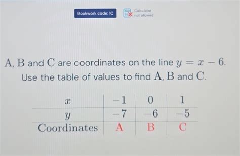 Solved Bookwork Code C Not Allowed Calculator A B And C Are