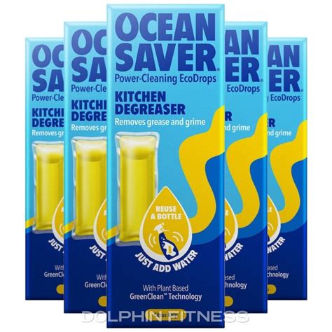 Ocean Saver Power Cleaning Ecodrops Kitchen Degreaser X Ml