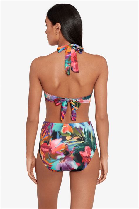 Kjøp FLORAL TWIST HØYTLIVS BIKINI TRUSE Ralph Lauren Dame fra A