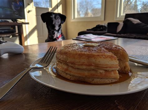 Made Some Super Stacked Pancakes Rbaking