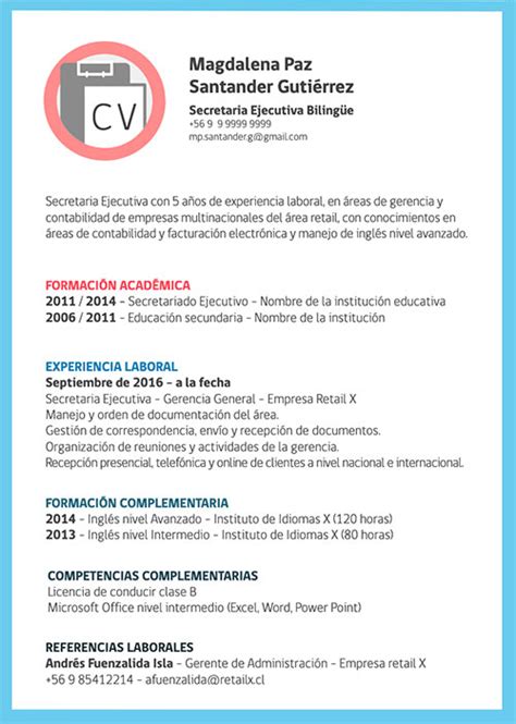 Currículum Vitae Plantillas y Ejemplos para descargar Becas y Cursos