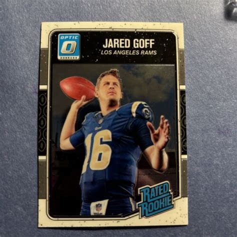 2016 Donruss Optic Rated Rookie 172 Jared Goff RC EBay