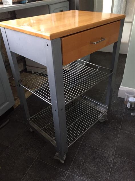 Butchers Block Kitchen Trolley In Sidmouth Devon Gumtree