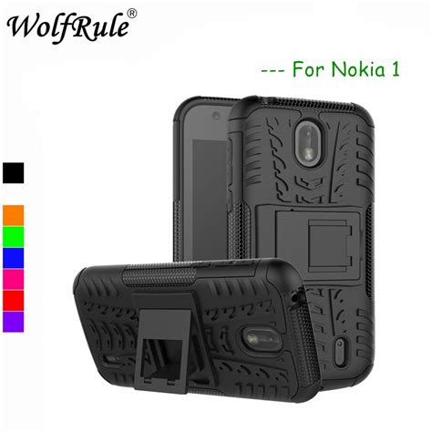 Wolfrule For Case Nokia 1 Cover Dual Layer Armor Back Case Sfor Nokia 1