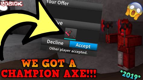 We Finally Got Champion Axe Best Day Ever In Assassin History Roblox Assassin Champion Axe