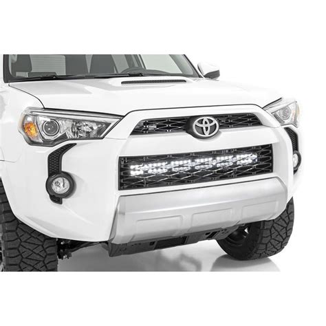 Led Light Kit Bumper Mount 30 Black Dual Row White Drl Toyota 4runner 14 20 Alpine