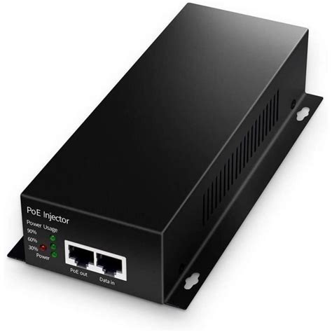 Injecteur Gigabit Poe W Af At Bt Mbps Plug Play Bureau