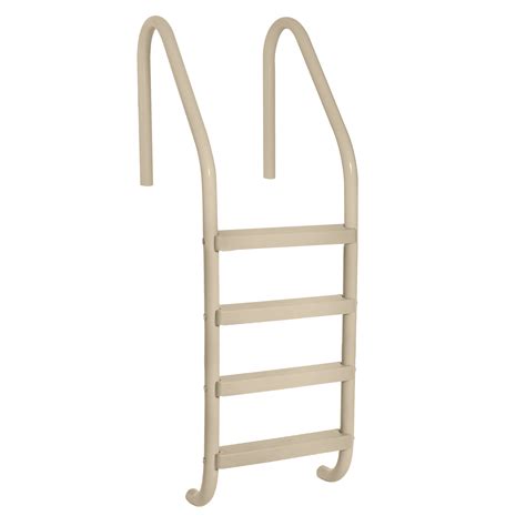 4 Step High Impact Polymer In Ground Pool Ladder Beige P 324 L4 B