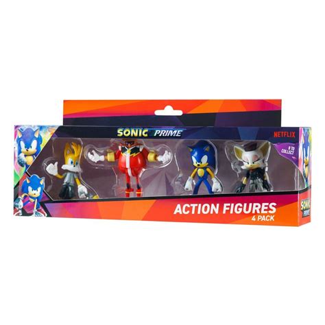 Sonic Prime: S1 Action Figure 4-Pack (7cm) Preorder - Merchoid