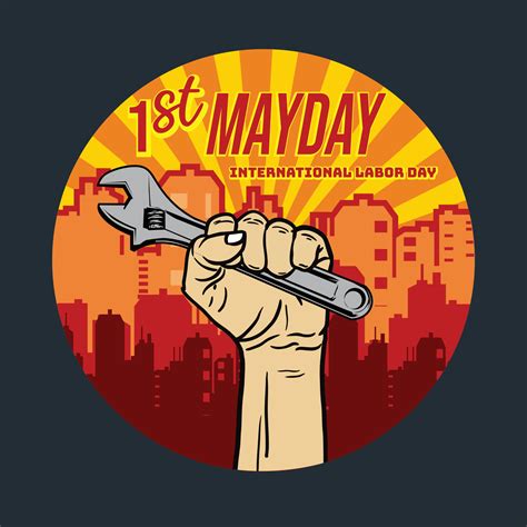 Free Vector Flat International Workers Day May Day Labor Day Labour Day