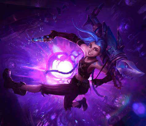 League Of Legends Jinx Splash Art