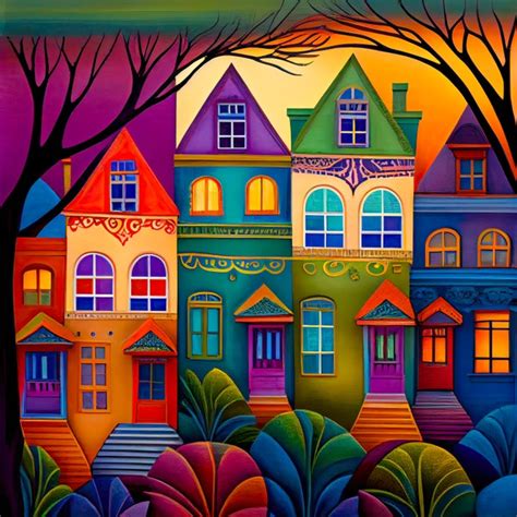 Row Houses Etsy