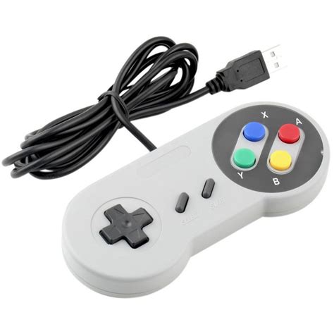 Classic Retro Super Nintendo USB Gamepad