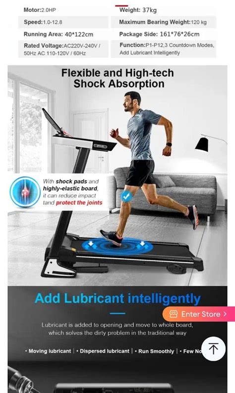 Foldable Treadmill, Sports Equipment, Exercise & Fitness, Cardio ...