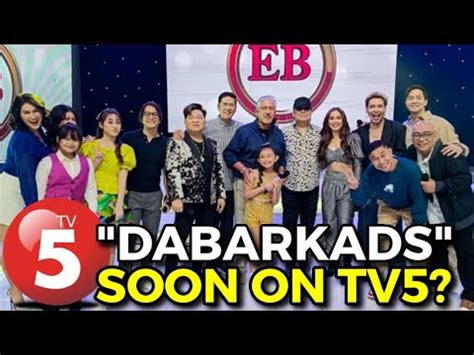 KUMPIRMADONG LILIPAT NA ANG TVJ SA TV5 AT DABARKADS NA ANG TITLE NG