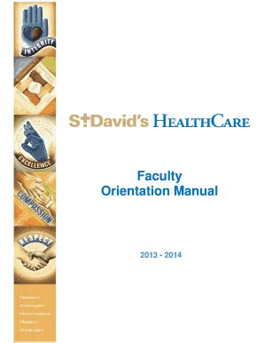 Fillable Online Austincc Faculty Orientation Manual 2013 2014 St