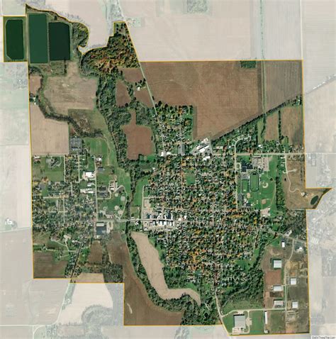 Map of Morenci city, Michigan