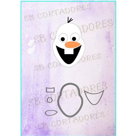 Cortador Olaf Frozen Shopee Brasil