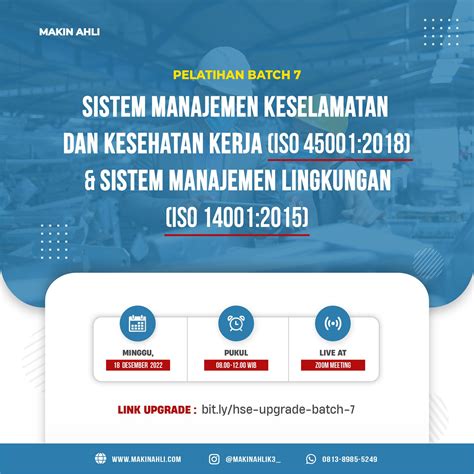 Pelatihan Sistem Manajemen K Iso Lingkungan Iso