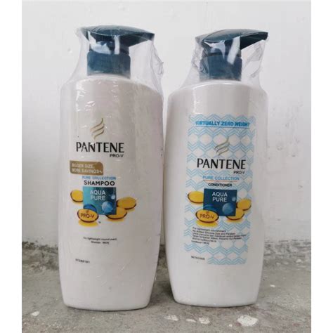 Pantene Aqua Pure Shampoo And Conditioner Shopee Philippines