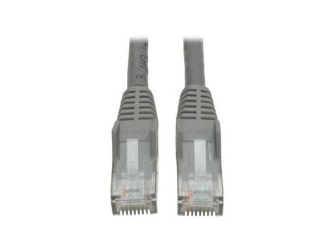 Tripp Lite by Eaton 2FT Cat6A 10GbE Shielded (S/FTP) Snagless Patch Cable 26AWG — Gray (5-Pack) (N201-C6A-STP-2FT-GY-5PK)