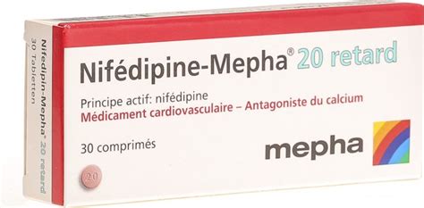 Nifedipin Mepha Retard Tabletten Mg St Ck In Der Adler Apotheke