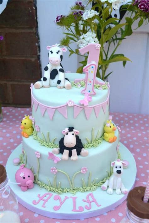 Farmyard Birthday Cake