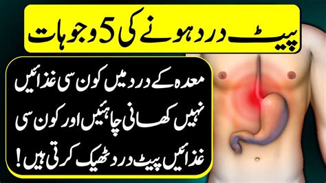 5 Causes Of Stomach Or Abdomen Pain Urdu Hindi 5 Foods That Relieve