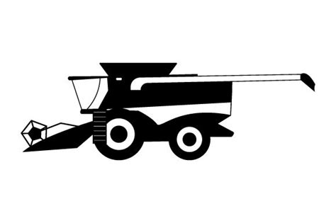 Combine Harvester Svg Harvester Svg Farming Svg Harvester