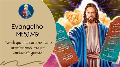 Evangelho de Mateus 5 17 19 Reflexão Aquele que praticar e